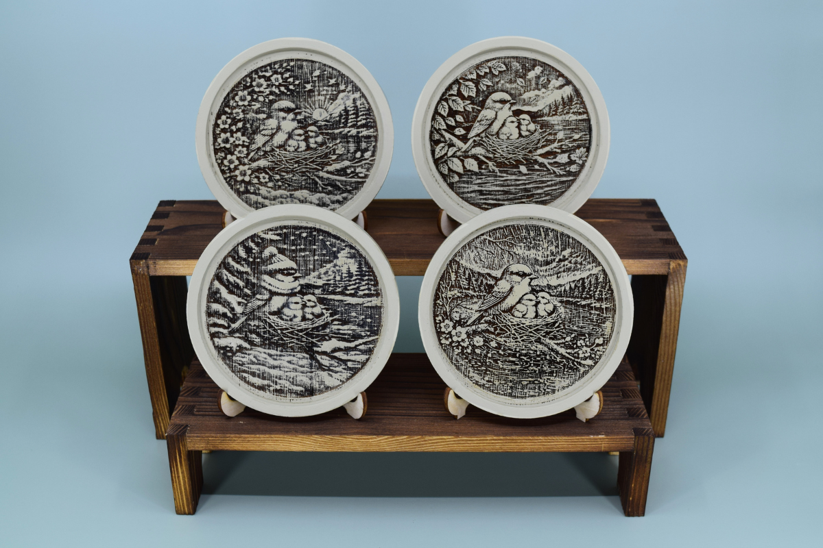 Songbirds of the Season (set of 4)