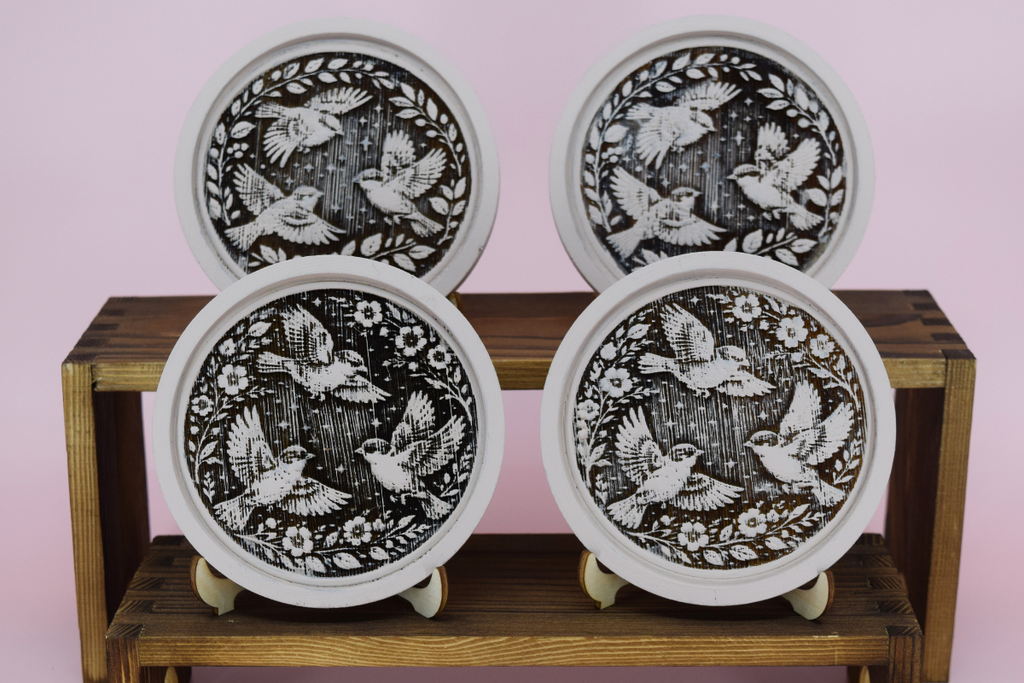 Songs of the Sparrows (set of 4)