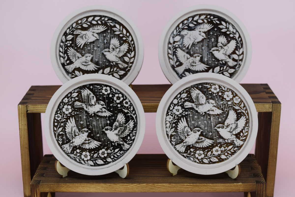 Songs of the Sparrows (set of 4)