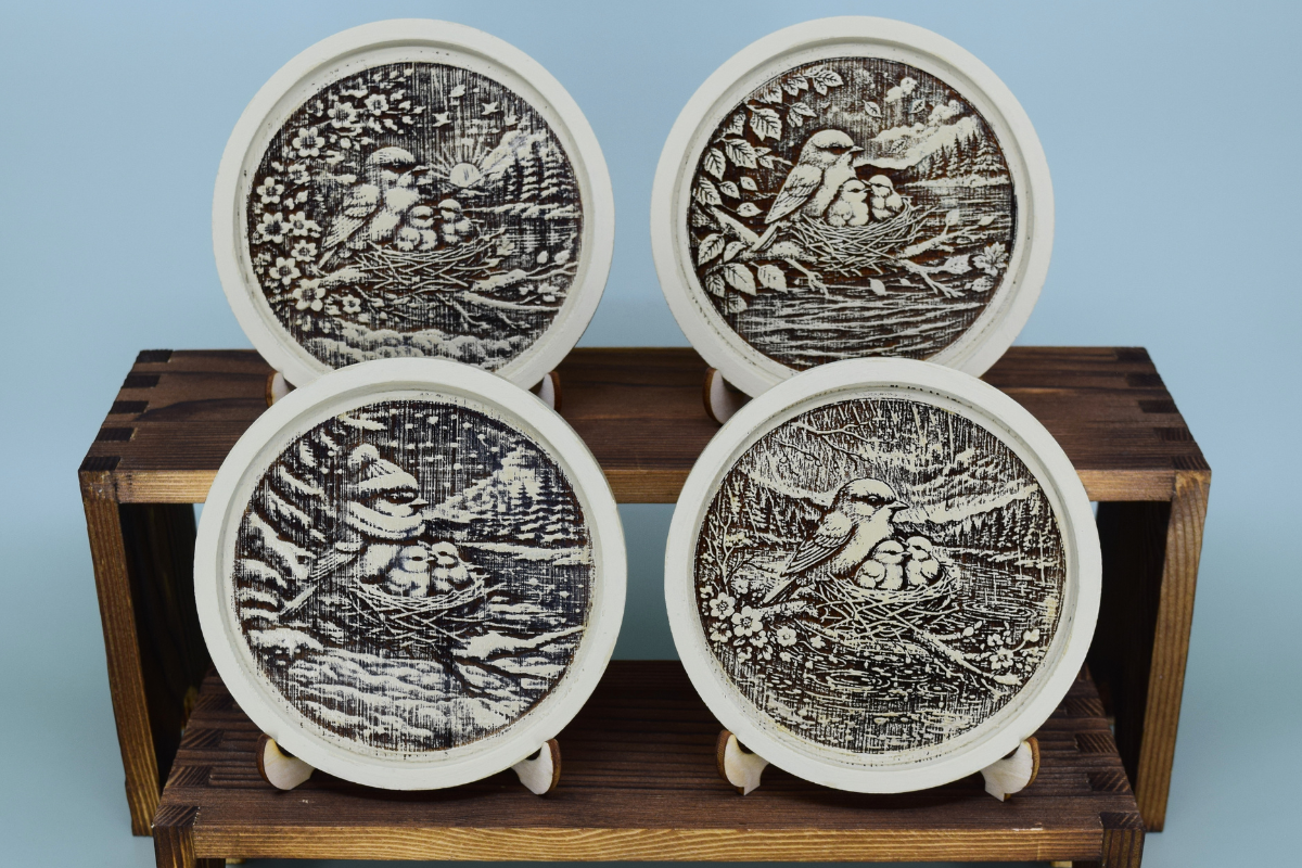 Songbirds of the Season (set of 4)
