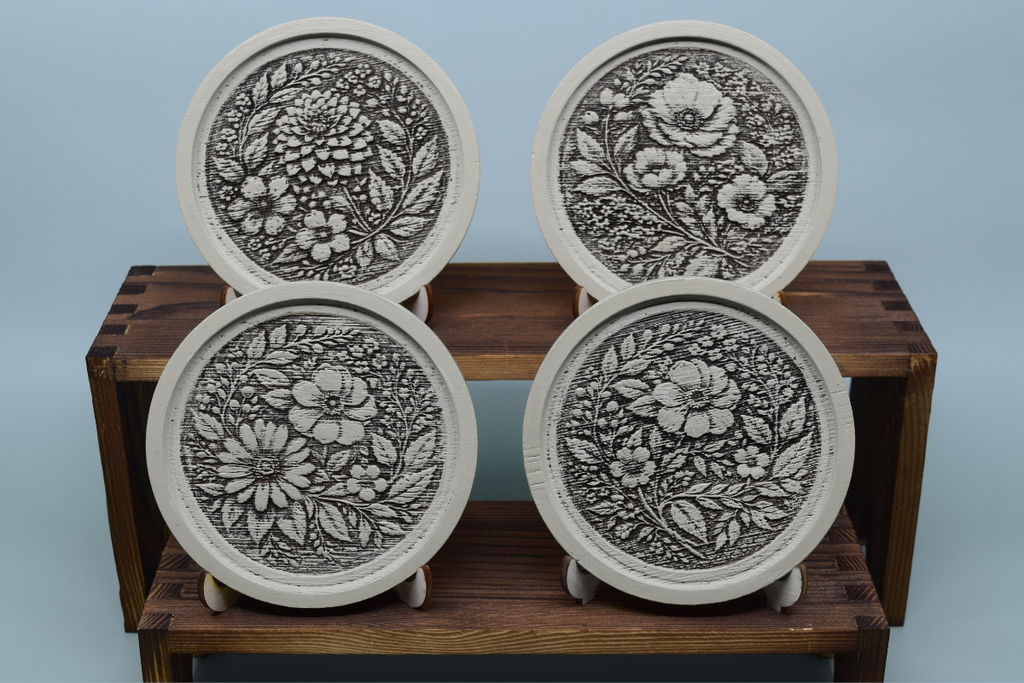 Wreath of Flowers (set of 4)