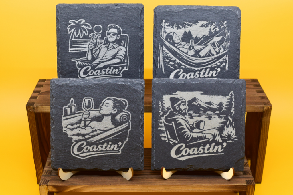 Chillin' & Coastin' (set of 4)