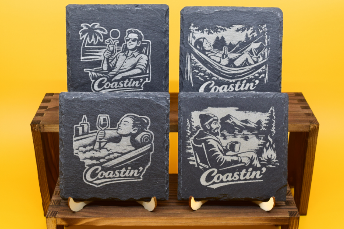 Chillin' & Coastin' (set of 4)