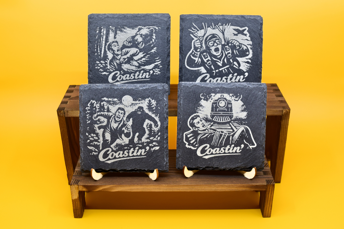 Crazy & Coastin' (set of 4)