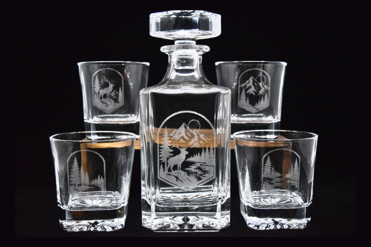 The Wilderness Reserve – Decanter & Whiskey Glass Set