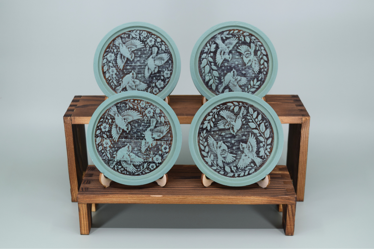 Songs of the Sparrows (set of 4)