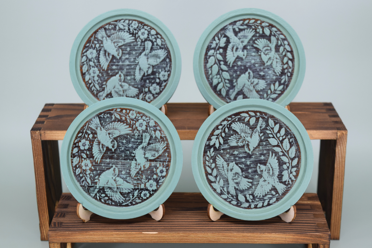 Songs of the Sparrows (set of 4)