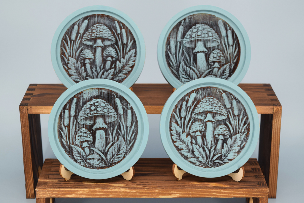 Land of the Toadstools (set of 4)